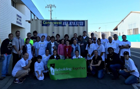 Group of people with Rebuilding Together