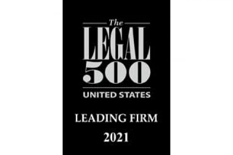 Logo of The Legal 500 Leading Firm 2021